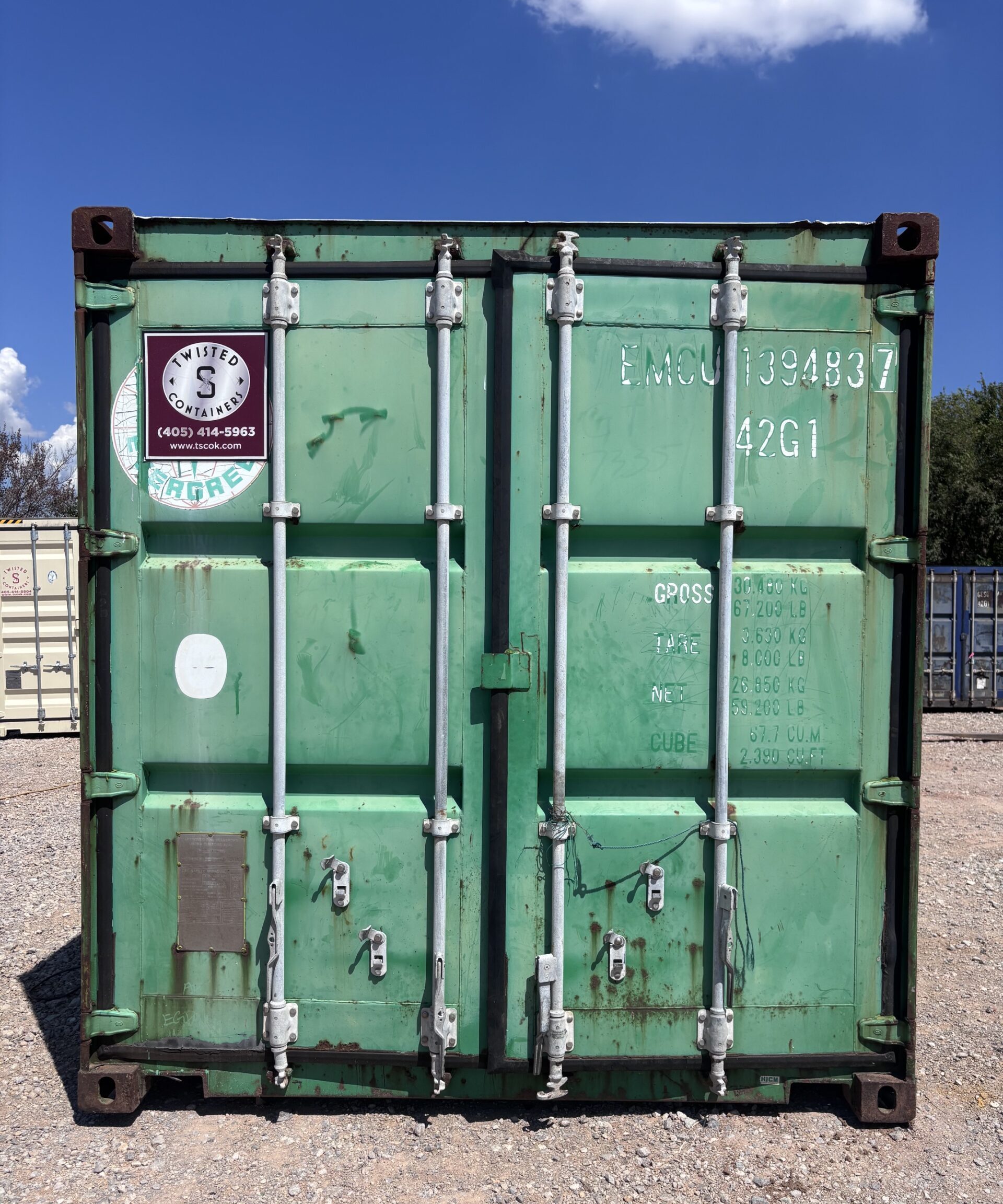 shipping container for sale in Oklahoma